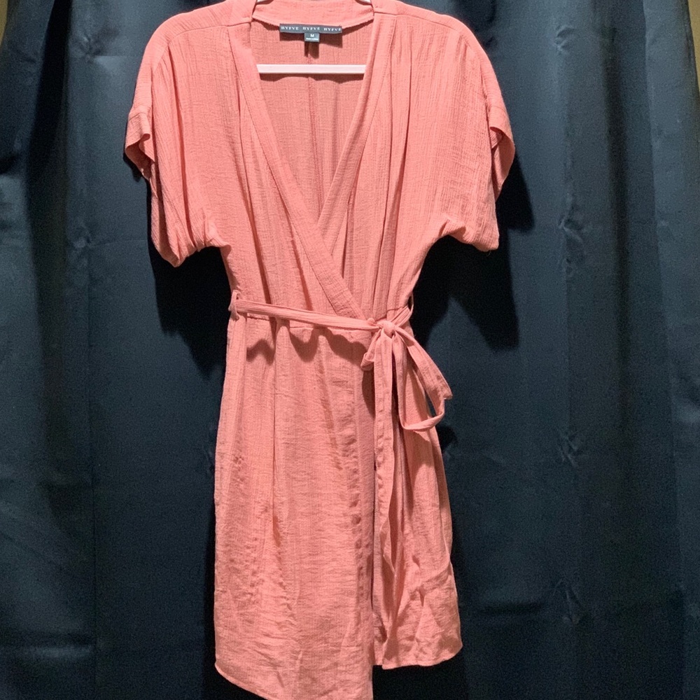 Linen Wrap Dress